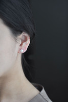 LT-341 S925 Sterling Silber Perlen ohrringe Vielseitige feine Stud Design Frauen koreanische Blume für Hochzeit und Verlobung