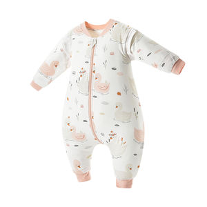 Sac de couchage d'hiver pour bébé avec pieds, couverture portable et détachable, sac de couchage à <span class=keywords><strong>manches</strong></span> <span class=keywords><strong>longues</strong></span> - Product Image 3