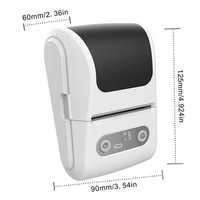 Printer Thermal Mini Pembuat Label Kecepatan Tinggi Antarmuka USB 203DPI Mendukung SDK 1200mAh Stok IOS