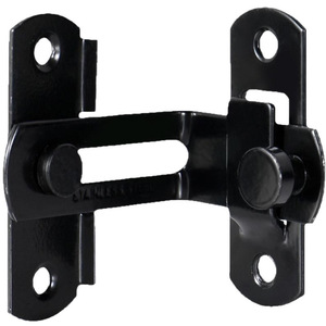 Stainless Steel Black <b>Door</b> Latch Right Angle <b>Lock</b> Surface-mounted Bolts For <b>Sliding</b> <b>Doors</b> Room <b>Door</b> <b>Lock</b> Latches - Product Image 1