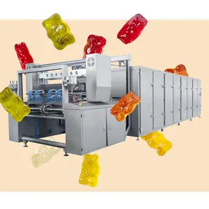 health care Treat gummy candy ball production line gummy bear machine production line with more capacity options
