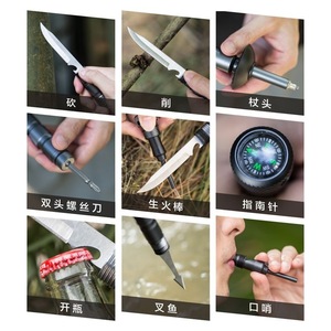 Jin Yuli <b>Multi</b> Functional Hiking Pole 106cm 390g Lightweight Outdoor Trekking Stick <b>Camping</b> <b>Tool</b> - Product Image 4
