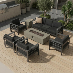 Ensemble <span class=keywords><strong>de</strong></span> canapés <span class=keywords><strong>de</strong></span> <span class=keywords><strong>jardin</strong></span> style resort avec confort <span class=keywords><strong>de</strong></span> conversation chaleureux, comprenant un ensemble <span class=keywords><strong>de</strong></span> canapés <span class=keywords><strong>de</strong></span> patio en aluminium et un ensemble <span class=keywords><strong>de</strong></span> canapés <span class=keywords><strong>de</strong></span> <span class=keywords><strong>jardin</strong></span> <span class=keywords><strong>de</strong></span> luxe - Product Image 4