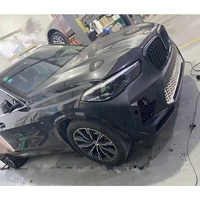 Accessoires de voiture X5M, kit carrosserie en matériau PP ABS pour BMW X5 G05, transformation en style X5M, comprend l'ensemble du pare-chocs avant avec grille