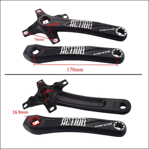 FMFXTR 山地车牙盘组 104/64BCD 24/32/42t 链环 2*10S 3*10S 三速自行车牙盘组 170 齿盘 自行车配件 - Product Image 3