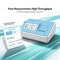 Espectrofotómetro UV Vis de Doble Haz IKEME 190-1100nm con Pantalla Táctil para Análisis Farmacéutico, Control de Calidad, Agua, Alimentos y Laboratorio