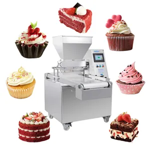 Otomatik Depositor makinesi Mini küçük iş için küçük kek kalıbı kek çerezler bisküvi yapma makinesi