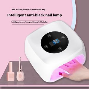 Lampe à ongles professionnelle 48W avec logo personnalisé, séchage rapide du <span class=keywords><strong>gel</strong></span>, avec 45 perles LED, lampe <span class=keywords><strong>UV</strong></span>, réglage de la minuterie à quatre vitesses, <span class=keywords><strong>appareil</strong></span> pour les ongles - Product Image 6