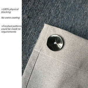 Double Side Biancheria Colorata 100% Blackout Rumore Smorzamento Nessun Rivestimento <span class=keywords><strong>Tenda</strong></span> Della Finestra - Product Image 5
