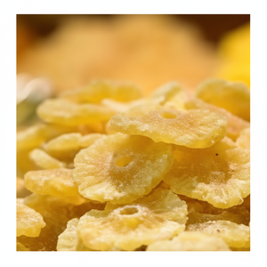 ถุงซิป 500 กรัม ข้อมูลทองคํา 99 สับปะรดแห้ง ซัพพลายเออร์เวียดนาม ผู้ผลิตผลไม้หั่นแห้ง - Product Image 1