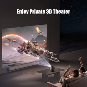 Projecteur DLP OEM pour <span class=keywords><strong>P19</strong></span> LED, mini projecteur intelligent pour camping en extérieur, Full HD 4K, avec batterie 7800mAh et WIFI - Product Image 5