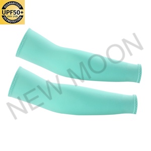 Custom Personalized Logo Sun Protection Cooling Compression Sports Sleeves Cycling Fishing Sublimation Blank Sleeves - Product Image 3