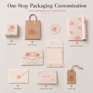 Biglietto d'Auguri Personalizzato per San Valentino con Bottone e Laccio, Tema Romantico, Messaggio d'Amore Tenace per Fidanzata o Moglie - Product Image 4