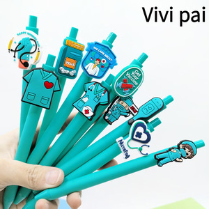 ปากกาลูกลื่นลายการ์ตูนพยาบาลและแพทย์สุดฮา ขนาดหัวปากกา 1.0 มม. ทำจากพลาสติก ลายธีมทางการแพทย์ รูปทรงร่างกายสัตว์ - Product Image 6