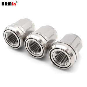 Mở kết thúc Bạc PCD biến nổi 60 độ nón ghế gr.5 TitaniumTi-6Al-4V tự động lắc lư Lug Nut m12x1.5x27mm" - Product Image 2