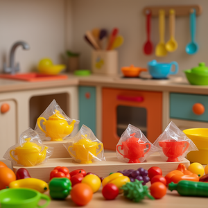 TOYBOLA Kids Toy Kettle Set for 2-4 Year Olds Kitchen Role Play <b>Plastic</b> Tea <b>Pot</b> - Product Image 2