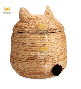 Cestas de Almacenamiento de Jacinto de Agua a Precio Económico con Diversas Formas de Animales Adorables para Organizar el Dormitorio de los Niños - Product Image 5