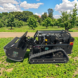 Tondeuse à fléaux intelligente pour vergers, motorisée par un moteur Diesel 1102 de 20 CV, avec télécommande 500m, pour la coupe de l'herbe et la réintégration de la paille, machine agricole - Product Image 1