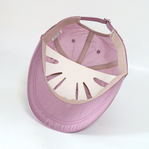 Nuevo Producto, Gorra de Béisbol de Nailon Impermeable, de Secado Rápido, Deportiva, con Logotipo Bordado Personalizado, de 6 Paneles, Sin Estructura, para Mujer - Product Image 5