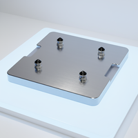 Plaque de centrage de précision à quatre points pour système de serrage à point zéro, tête diviseuse, adaptateur de table rotative, étau CNC