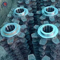 Roue à chaîne forgée sur mesure en acier de grande taille, pour applications minières, fabriquée en Chine, marque KOMANSK