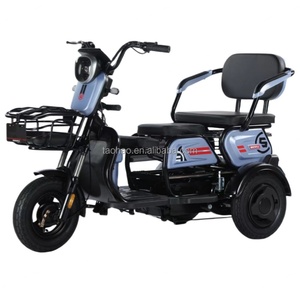 รถสามล้อไฟฟ้าแบบพกพา รุ่นใหม่แบบเปิดประทุน กำลังไฟ 48V 1000W ได้รับการรับรองมาตรฐาน EEC - Product Image 1