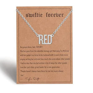 สร้อยคอแรงบันดาลใจสำหรับผู้หญิงชุดที่รวดเร็วเครื่องประดับคนรักคติชนวิทยาชื่อเสียง1989แดงพูดตอนนี้ไม่เกรงกลัวสร้อยคอสำหรับยุค Mu - Product Image 3