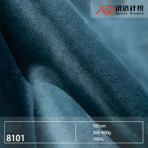 Composito ad alta elasticità simile al cotone con pelliccia sintetica di volpe argentata 100% tessuto felpa in poliestere - Product Image 2