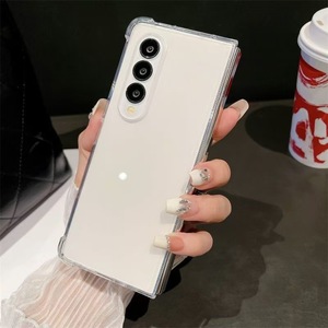 Hàng loạt bán buôn Samsung Z gấp 3 4 5 6 TPU + PC lật trong suốt bốn góc chống thả cứng biên giới mềm Dưới điện thoại trường hợp - Product Image 6