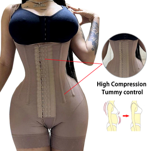 Faja Colombiana Reductora, Postoperatoria, para Mujer, Fajas de Compresión Media hasta Medio Muslo, Transpirable - Product Image 3