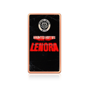 Haunted Hotties <span class=keywords><strong>Lenora</strong></span> Gothic Girl Barre de cuivre rectangulaire de collection imprimée en couleur avec motif de lingot de cuivre - Product Image 2