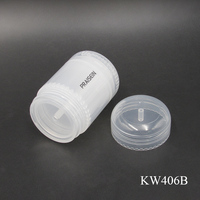 Stock écologique 15g emballage de conteneur de baume à lèvres vide unique masque à lèvres en plastique rotatif à fond personnalisé pot de 0.53oz