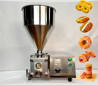 Machine de remplissage semi-automatique pour crème, lait, pulpe et confiture, idéale pour cupcakes, éclairs, sandwichs et glaces – Parfaite pour les petites boulangeries