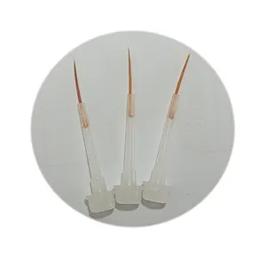 slim pedicure drawing brush custom white or yellow bristle nail art drawing brush FW-2103 OEM thin nail gel polish brush