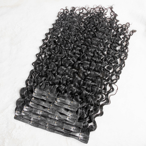 Doppia annegamento russo Remy 100 capelli umani senza soluzione di continuità Clip In estensione per capelli Clip nei capelli - Product Image 2