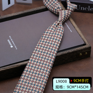 ربطة عنق احترافية مصنوعة يدويًا من البوليستر للرجال - Product Image 3