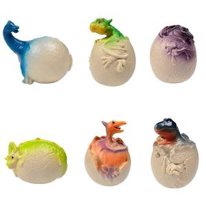 Cadeau idéal pour tous les âges : Balle sensorielle anti-stress en caoutchouc TPR colorée, en forme d'œuf de dinosaure, jouet sensoriel à presser - Product Image 6