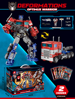 Cybertron Commander, Figura de Acción Transformable, Robot Convertible en Auto y Camión, Modelo de Juguete de Plástico PVC para Niños