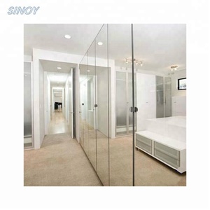 Silver <b>Mirror</b> Glass, Vinyl Backed Safety <b>Mirror</b> <b>for</b> Wardrobe Sliding <b>Mirror</b> Doors - Product Image 6