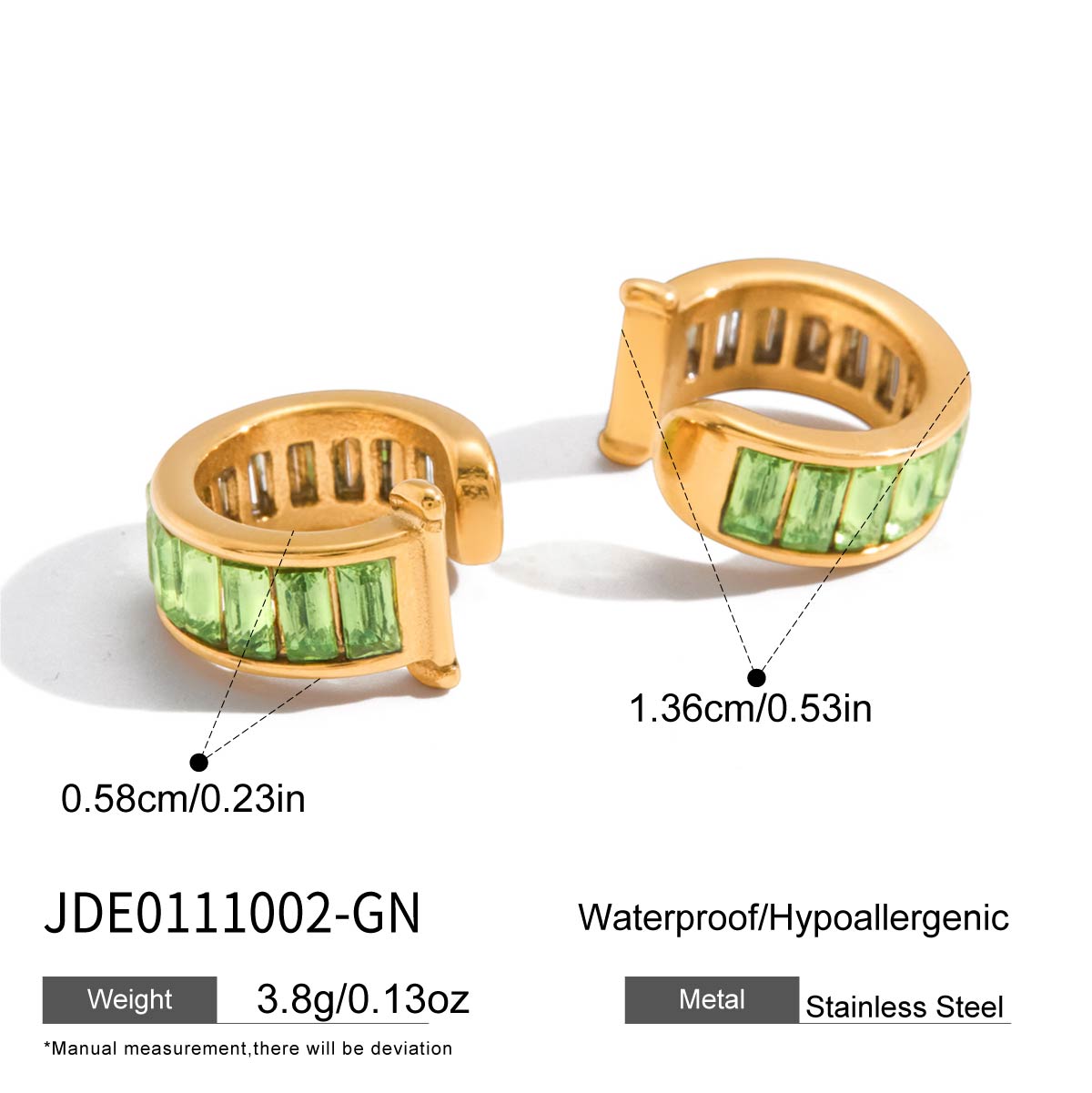 18K Gold JDE0111002-GN