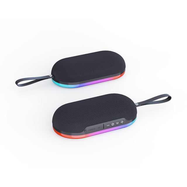 Portable LED Bluetooth Speaker with RGB Lights Waterproof Wireless Mini Speaker Multifunctional Party Smart Speaker