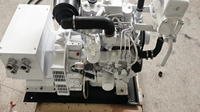 Super Mini 10kW 13kW 15kW Marine-Dieselmotor-Generator-Set mit Meerwasserkühlung für Boote und Yachten