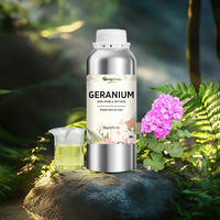 Huile essentielle de géranium pure, douce et non irritante, à base de plantes, pour le contrôle du sébum et l'entretien quotidien de la beauté de la peau, directement de l'usine