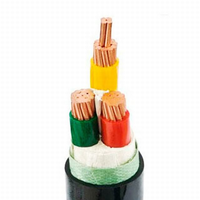 Câble YJV à faible résistance, isolation en uréthane 8,7/15 kV, conducteur en cuivre, IP66, moyenne tension, certifié ISO9001/CCC, construction