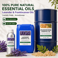 Huile Essentielle de Lavande et d'Encens en Gros, Qualité Cosmétique, Mélange Parfumé Liquide, Additif pour Baume de Massage