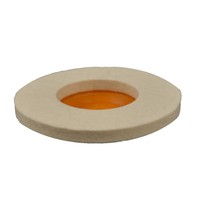 Disque de polissage en feutre de laine OEM 100 mm pour meuleuse d'angle, polissage de peinture automobile, detailing auto, disque en feutre pour meuleuse d'angle