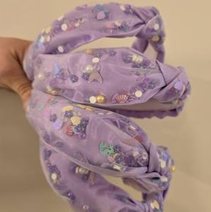 Limonade Hagelslag Tule Geknoopte Hoofdband Aardbei Hagelslag Watermeloen Hagelslag Tule Geknoopte Hoofdband - Product Image 5