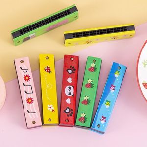 Armónica de madera para niños, juguete educativo de instrumentos musicales, 10 teclas, diseño colorido, regalo escolar, unisex, de 5 a 7 años - Product Image 2