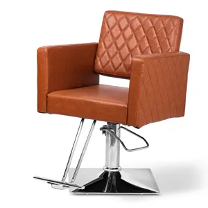Chaise de barbier de style beauté avec diamants chaise de barbier pour femmes chaise de coiffure équipement de beauté