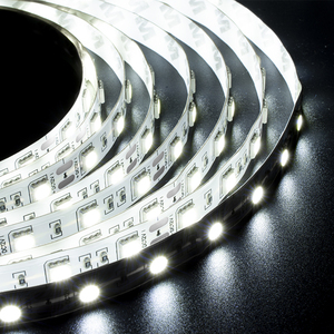 12V SMD5050 6000K 4000K 3000K mát trắng ấm trắng 10mm <span class=keywords><strong>FPC</strong></span> chiều rộng 60LEDs/M 5M cuộn linh hoạt LED Strip - Product Image 3